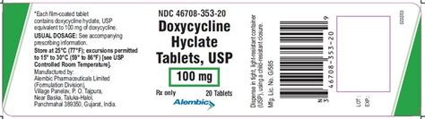 Doxycycline Hyclate Tablets Fda Prescribing Information Side Effects