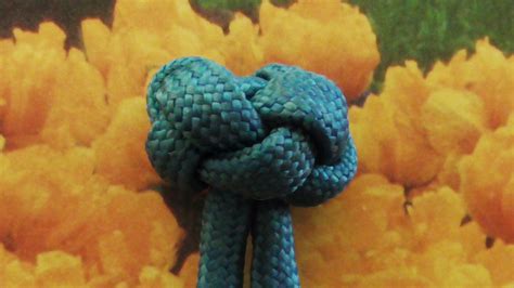 How To Tie A Decorative Paracord Chinese Button Knot Tutorial