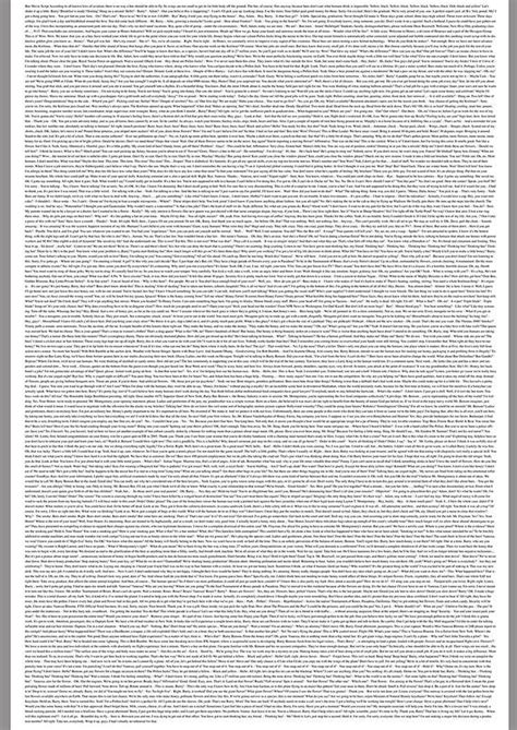 The Full Bee Movie Script In One Twete By Antera Graphic Design