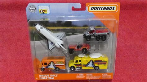 Matchbox Mission Force Lunar Team 5 Pack Youtube