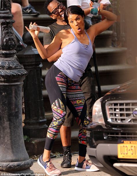 Tiffany Haddish Busts A Move Pulls Some Quirky Faces Between Scenes On