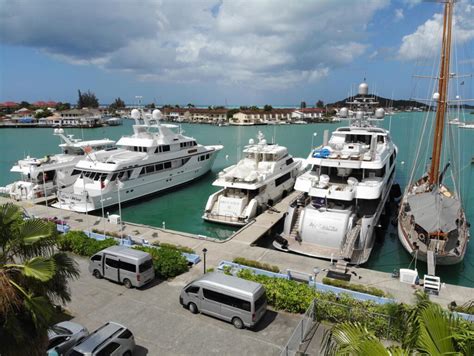 Superyacht Dock Jolly Harbour Marina And Boatyard