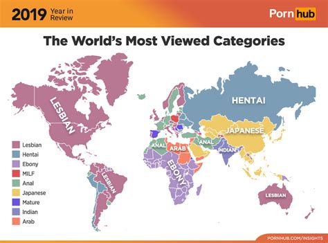 Pornhub S Most Viewed Categories By Country R Coolguides