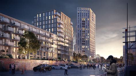 Residential Complex In Nijmegen 3d Exterior Visualization