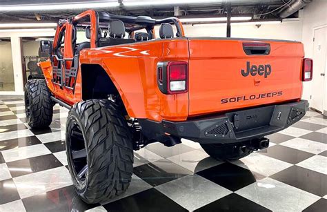 Custom Jeep Gladiator Orange Crush South Florida Customs