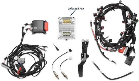 64 392 Hemi Pcm Wiring Management Kit Roseville Moparts