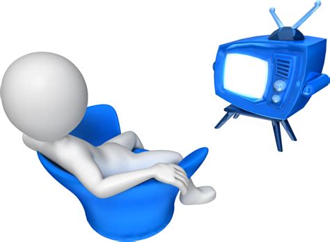 Download Stick Figure Watching Tv Person Watching Tv Stick Figure