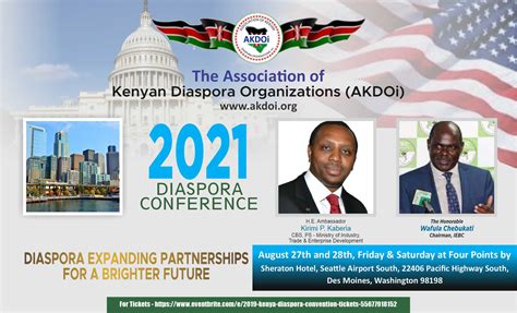 2021 Kenya Diaspora Conference All Roads Lead To Seattle Washington