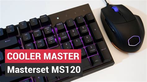 Cooler master also incorporates an aesthetic all its own, with angular lines to give it a much more pleasing shape than only a rectangle. Testirali smo: Cooler Master Masterset MS120 - YouTube
