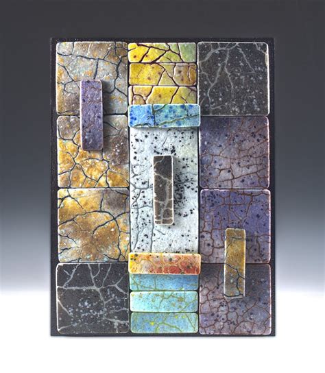 Mosaic Created With Fused Glass Tiles That I Made Using Frits And Powders Fused Onto Sheet Glass