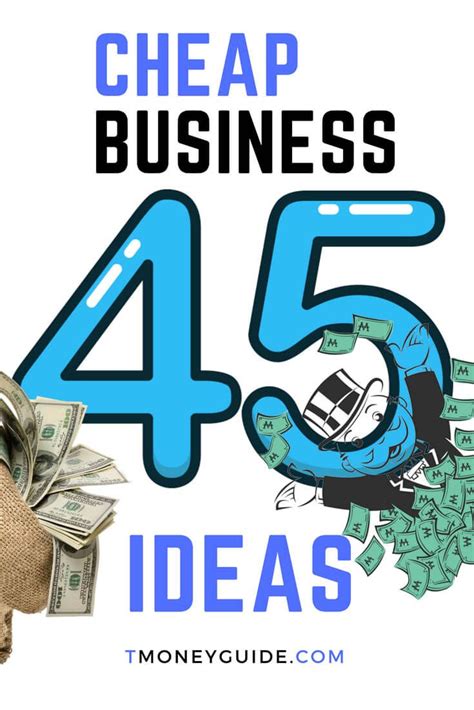 45 Cheap Business Ideas To Start Making Money With Today Successful