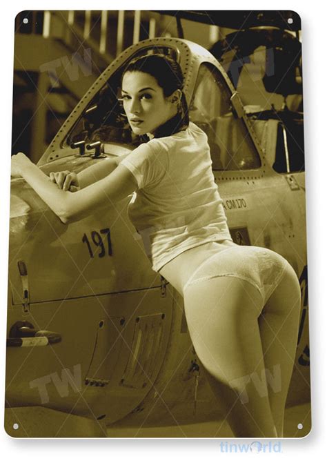 Aviation Pin Up Sign A932 Tinworld Model And Pin Up Signs