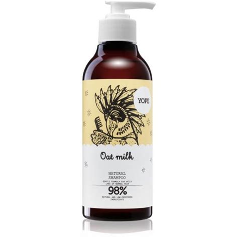 Yope Oat Milk Shampoo Natural Cabelo Normal Sem Brilho 300ml Kuantokusta