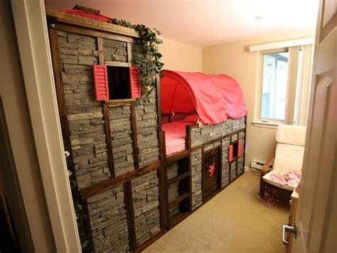 Shop for castle bed kids online at target. Dad Creates Castle Bed for his Daughter from IKEA Kura Beds