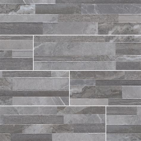 Palisade Grey Ledger Panel 6 In X 24 In Glazed Porcelain Floor And
