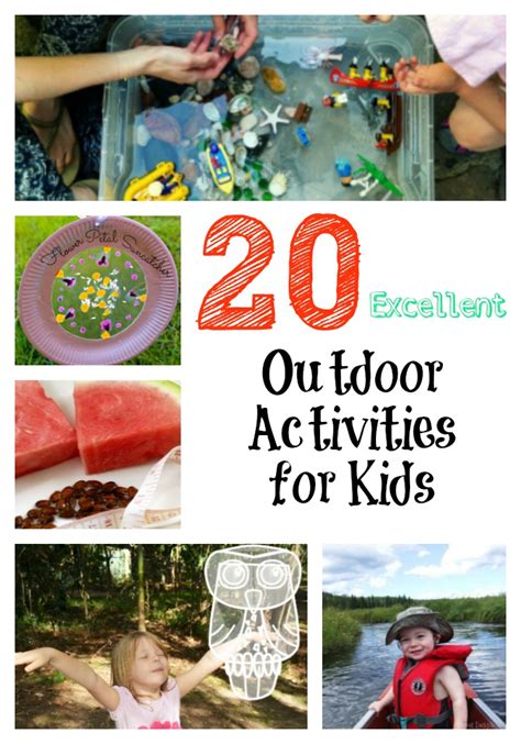20 Excellent Outdoor Activities For Kids A Little Crunchya Little Crunchy