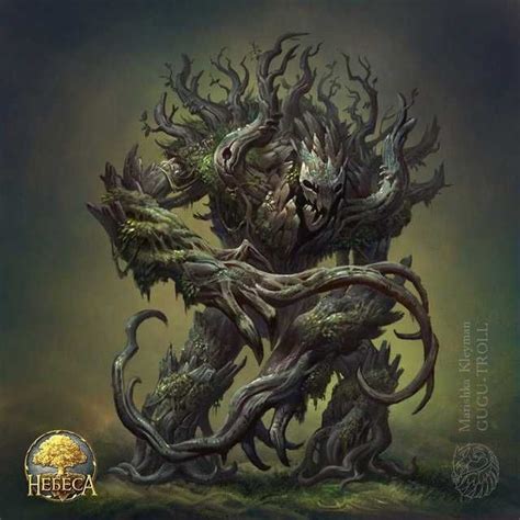 Creatures Pt2 Creature Concept Art Tree Monster Fantasy Monster
