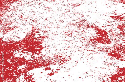 Vector Vertical Grunge Texture Blood Splatter On A Transparent
