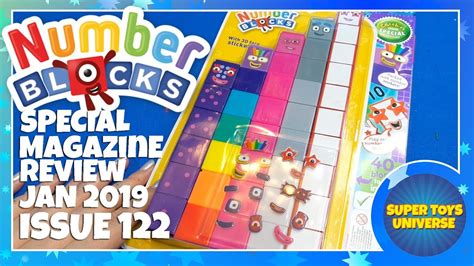 New Cbeebies Special Magazine Issue 122 And Numberblocks 6 10 Set