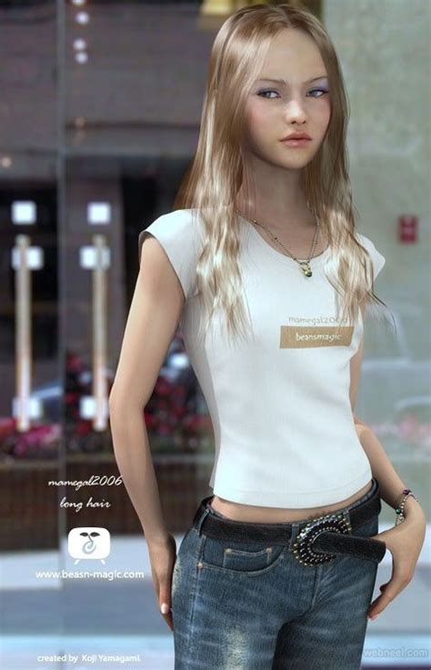 50 Beautiful 3d Girls And Cg Girl Models From Top 3d