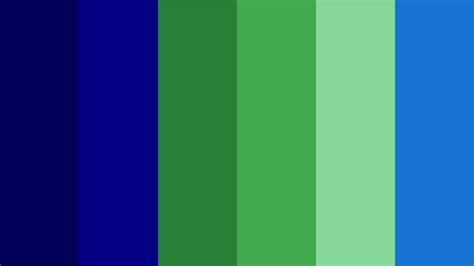 Blue And Green Colour Scheme