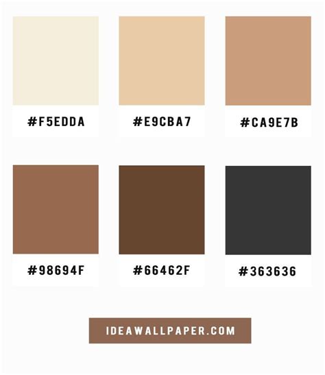 Shades Of Latte And Coffee Color Scheme Color Palette Blue Grey
