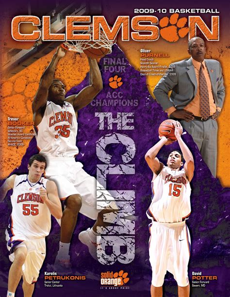 2009 10 Clemson Mens Basketball Media Guide By Clemson Tigers Issuu