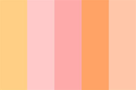 Feelin Peachy Color Palette Hex Color Palette Color Pallets Color