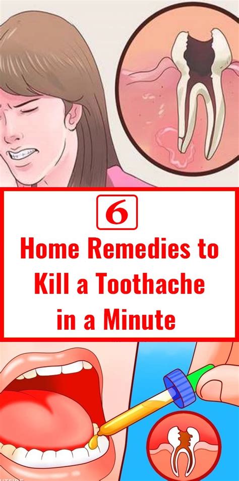 6 Home Remedies To Kill A Toothache In A Minute Healthy Deadline