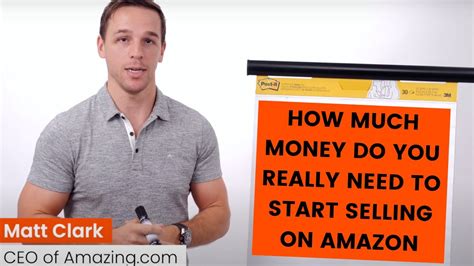 How Much Money Do You Really Need To Start An Amazon Business Upfront