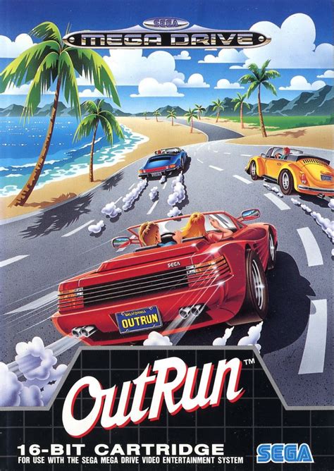 Outrun 1986 Box Cover Art Mobygames