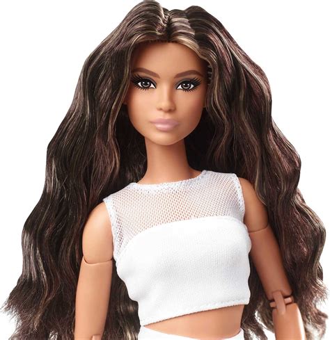 Barbie Signature Fully Posable Barbie Looks Doll Brunette Wavy Hair For