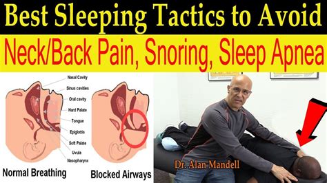 Best Sleeping Positionstactics To Avoid Neck And Back Pain Snoring