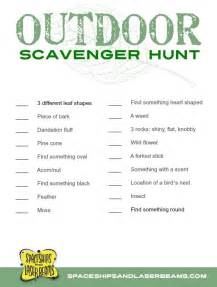How do you create a treasure hunt? Kid's Projects: Outdoor Scavenger Hunt with Free Printable ...