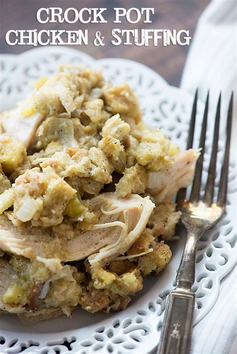 Crock Pot Chicken And Stuffing Recipe Buns In My Oven Recipe