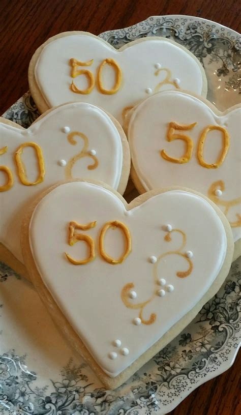 50th Anniversary Cookies 50yearstogether 50years 50thanniversary