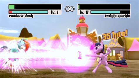 Fighting Is Magic Source Edition Rainbow Dash Vs Twilight Sparkle