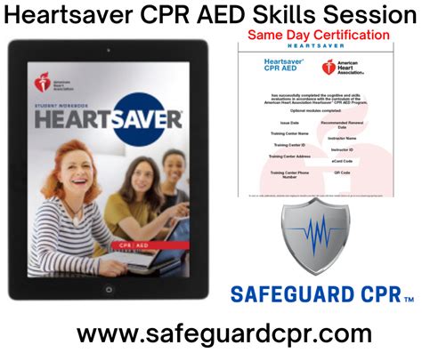 Heartsaver Cpr Aed Skills Session Safeguard Cpr