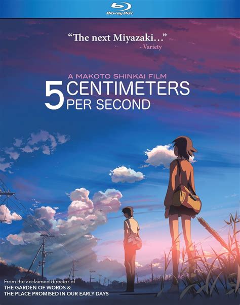 5 Centimeters Per Second Blu Ray Dvd Us Import Region A 2017