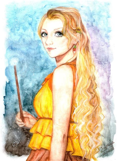 Luna Lovegood By Priscila Mizu33 On Deviantart Harry Potter Drawings