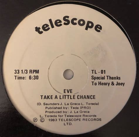 Eve Take A Little Chance 1983 Vinyl Discogs