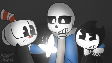 Animation Here Comes A Thought Sans Bendy Cuphead Animation