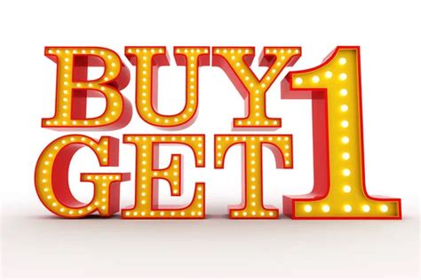 Buy 1 Get 1 Free — Stock Photo © Chrisdorney 32760393