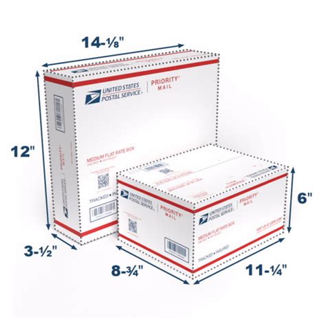Priority Mail Flat Rate Boxes Variety Pack