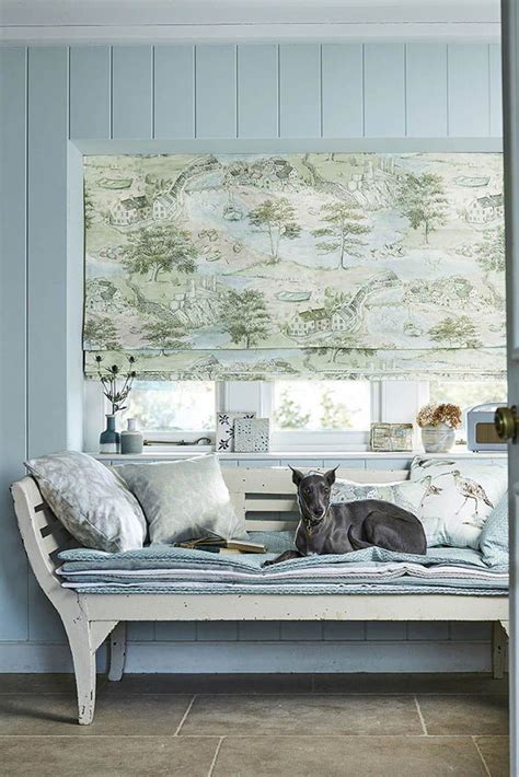 Beautiful Fabrics From Sanderson For Blinds And Curtains Blue Decor