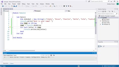 Visual Basic Using For Each To Loop Through An Array Or String
