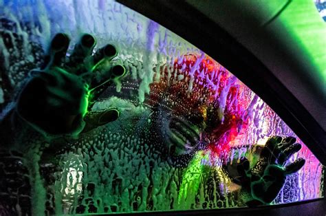 Haunted car wash brings scares — and suds — to huntington beach