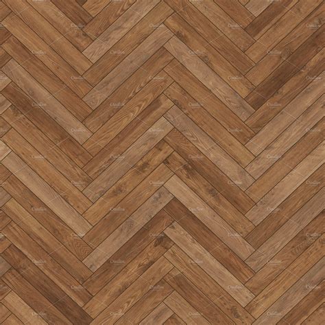Seamless Wood Parquet Texture Herringbone Brown ~ Textures ~ Creative Market