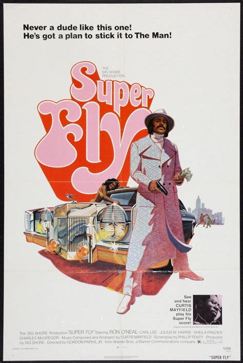 Superfly Super Fly Movie Poster 1 Sheet 27x41 Original Vintage