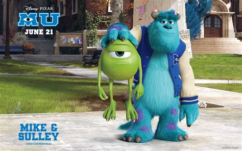 mike and sulley in monsters university mystery wallpaper